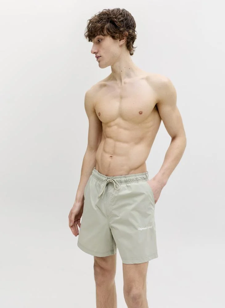 JACK & JONES  Logo Drawstring Swim Shorts for Men | Best Price UAE